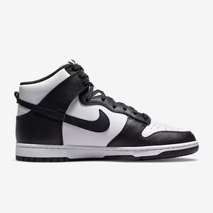 Nike Dunk High Retro Men's Black and White Sneakers SZ 9.5